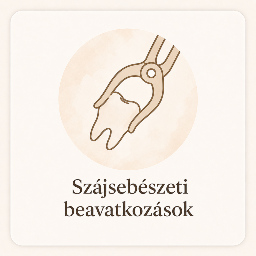 Szájsebészeti beavatkozások fogászati ellátás részeként